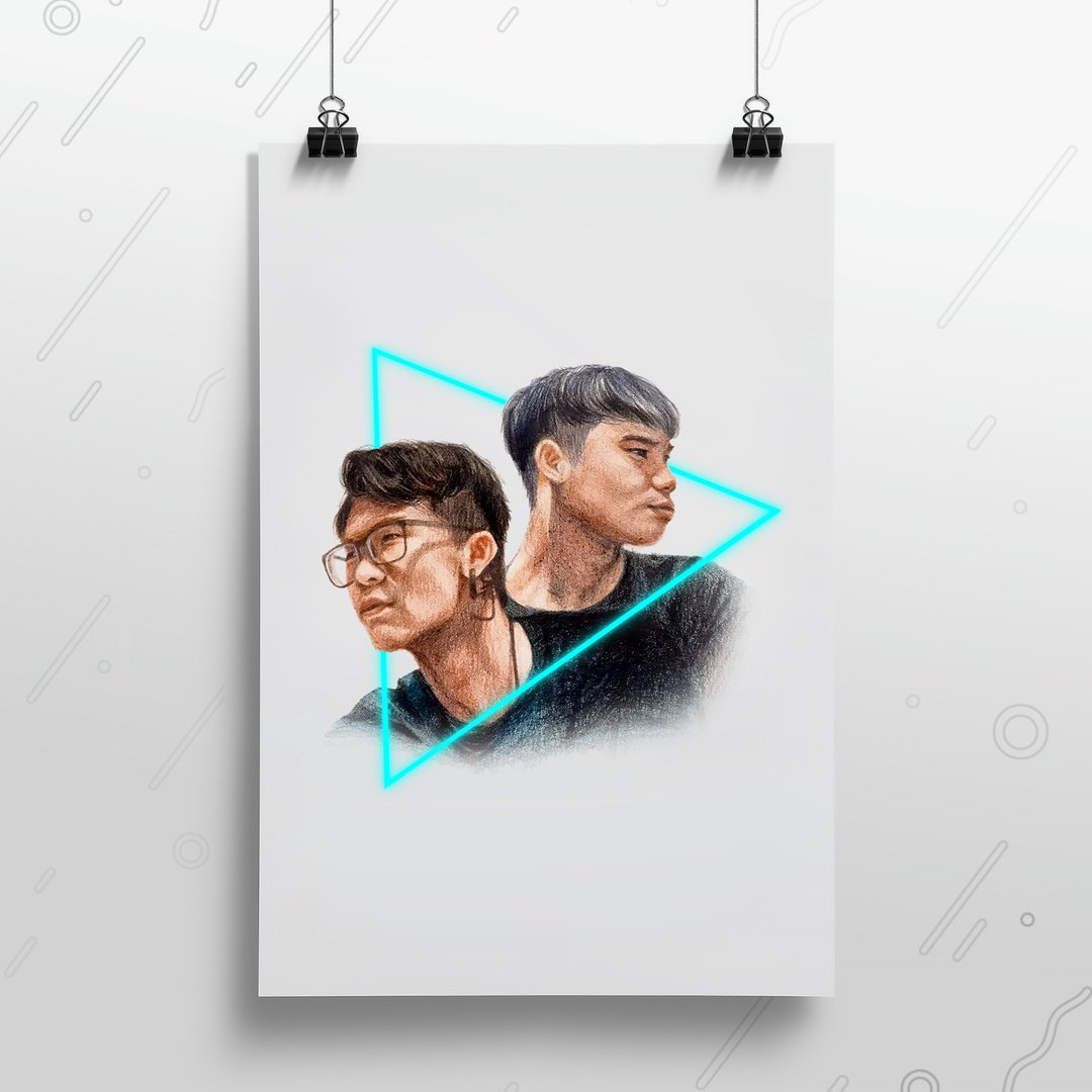 21dots 定制化写实人像 双人 不含框 - 订制画像 - 纸 