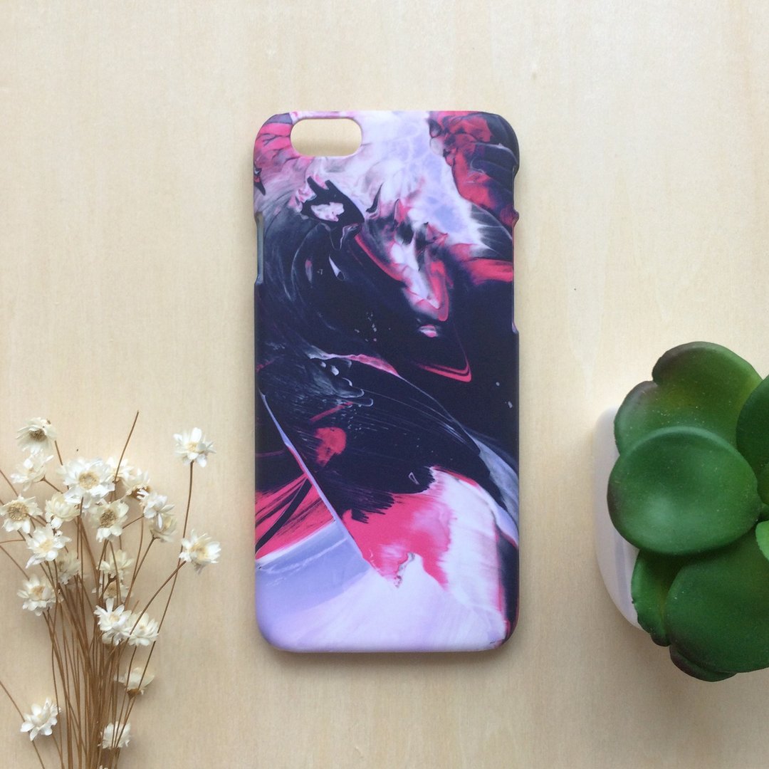油彩粉红时尚风//原创手机壳-    iPhone, Samsung, oppo - 手机壳/手机套 - 塑料 粉红色