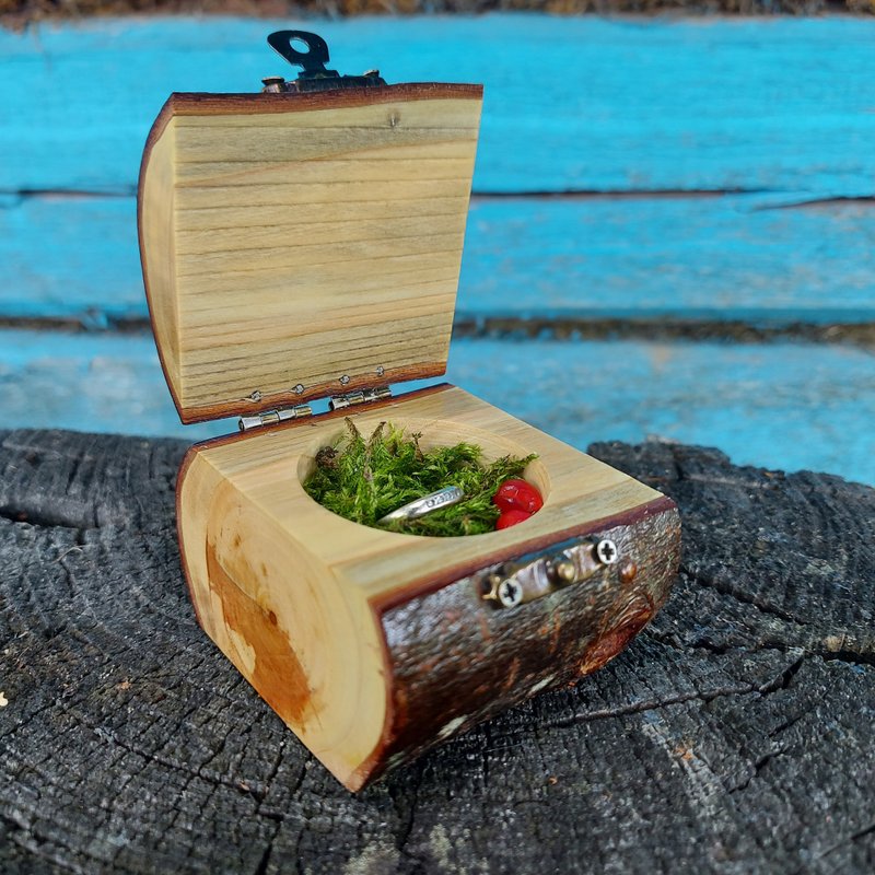 Wood box/casket for jewelry - 其他 - 木头 咖啡色