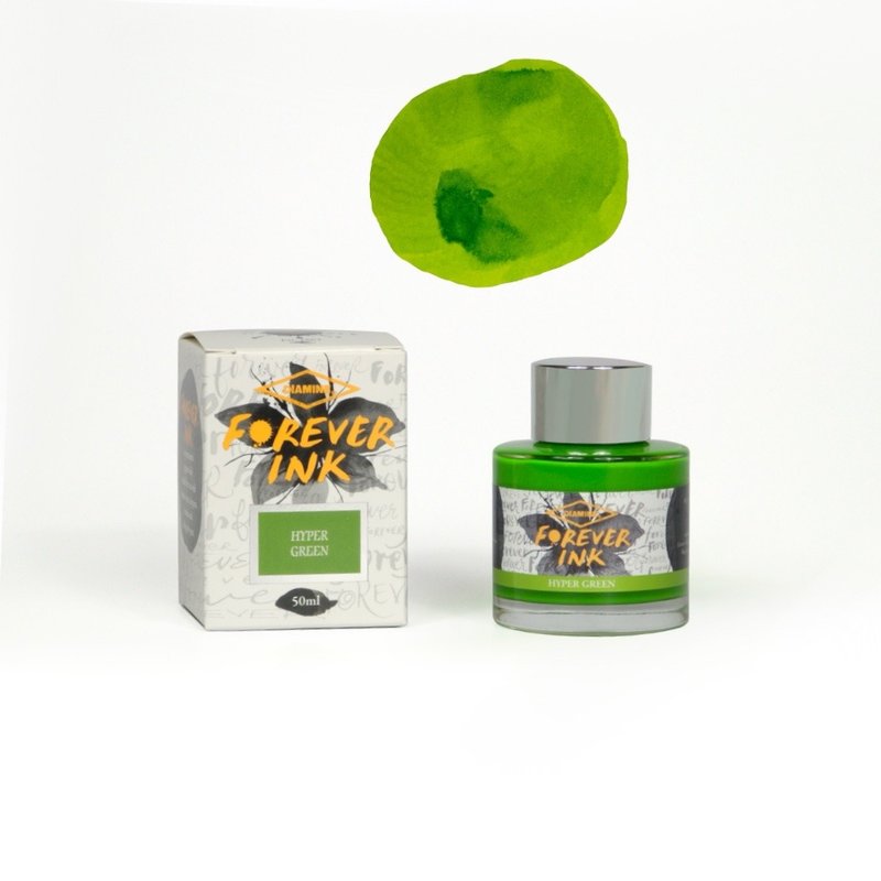 Diamine 永恒墨水 50ml - 超级绿色 - 墨水 - 玻璃 绿色