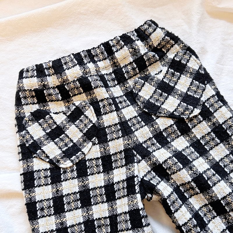 贝拉花绣 时尚裤装-婴幼儿儿童-70-120cm可定制-小香名媛 - 童装裤 - 棉．麻 黑色