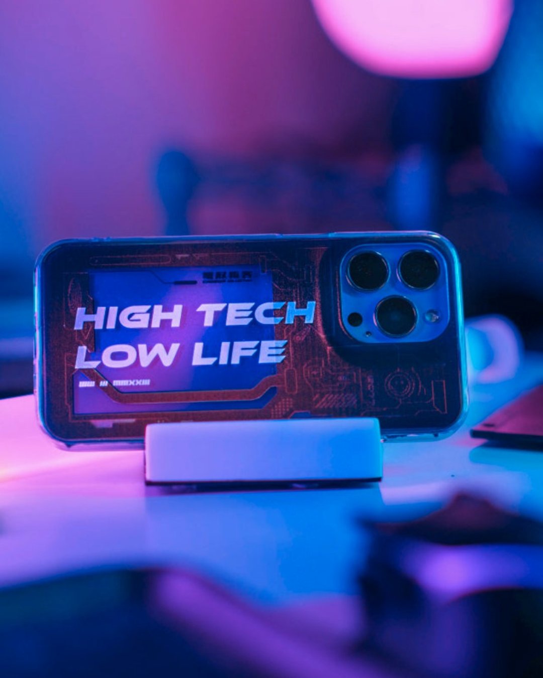 香港品牌 High Tech Low Life 幻彩 Case - 手机壳/手机套 - 塑料 
