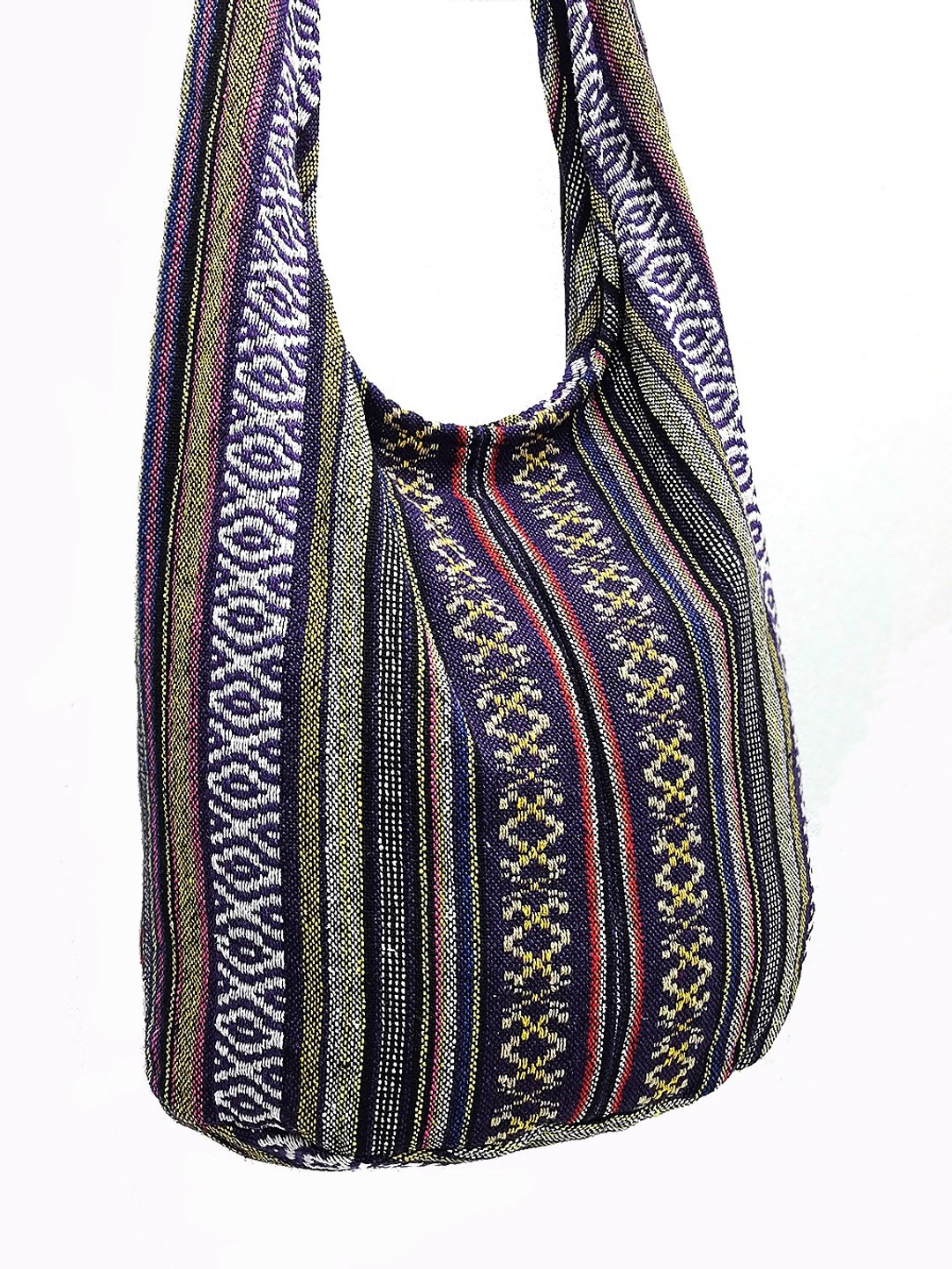 Woven Cotton Bag Boho bag Shoulder bag Crossbody bag Long Strap CWB - 其他 - 棉 多色