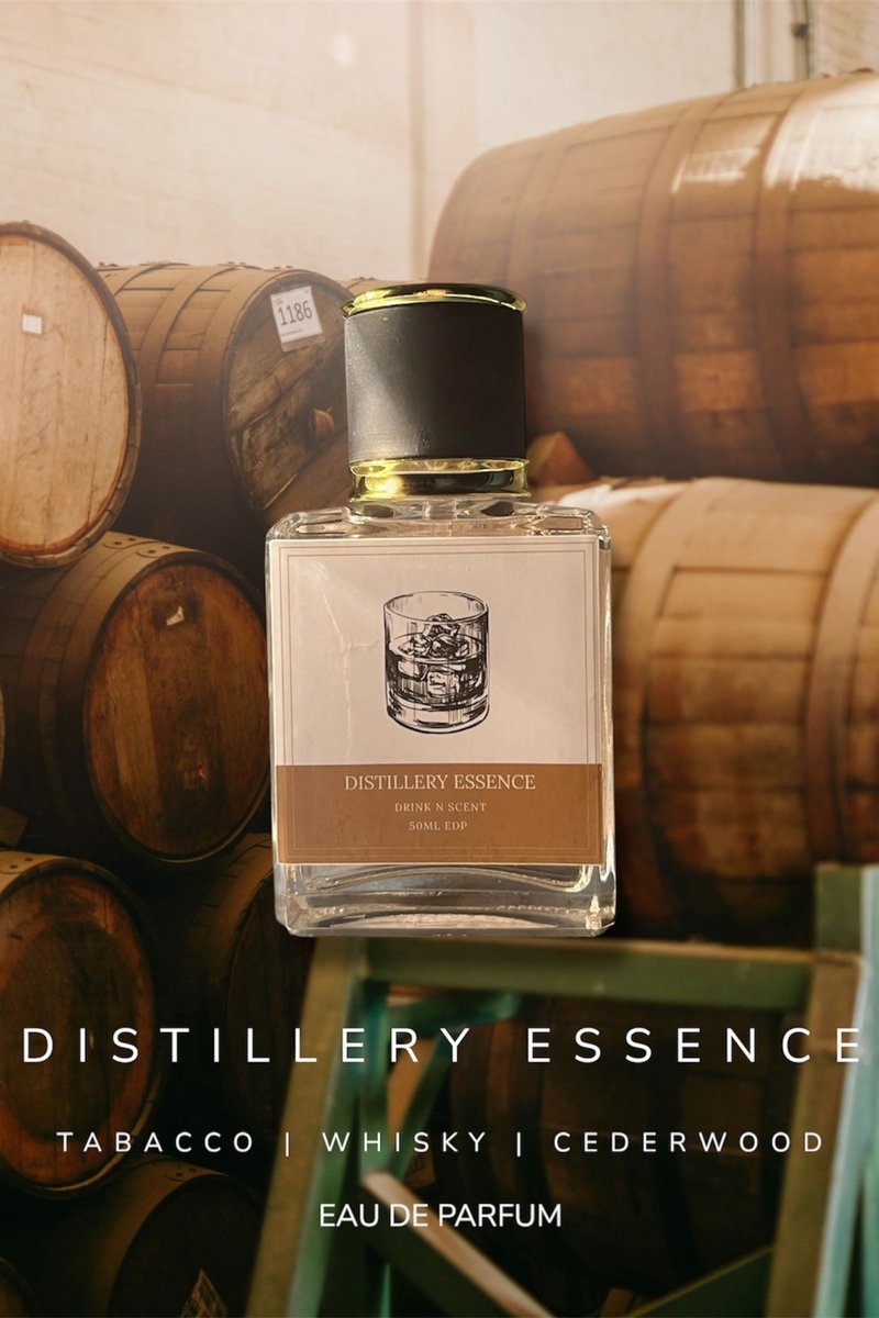 威士忌系列 - DISTILLERY ESSENCE (烟草| 威士忌 | 雪松木) - 香水/香膏 - 玻璃 多色