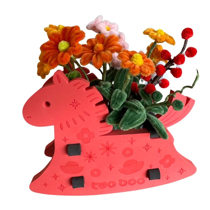 花开富贵 (买再送独家红包袋) - 摆饰 - 环保材料 红色