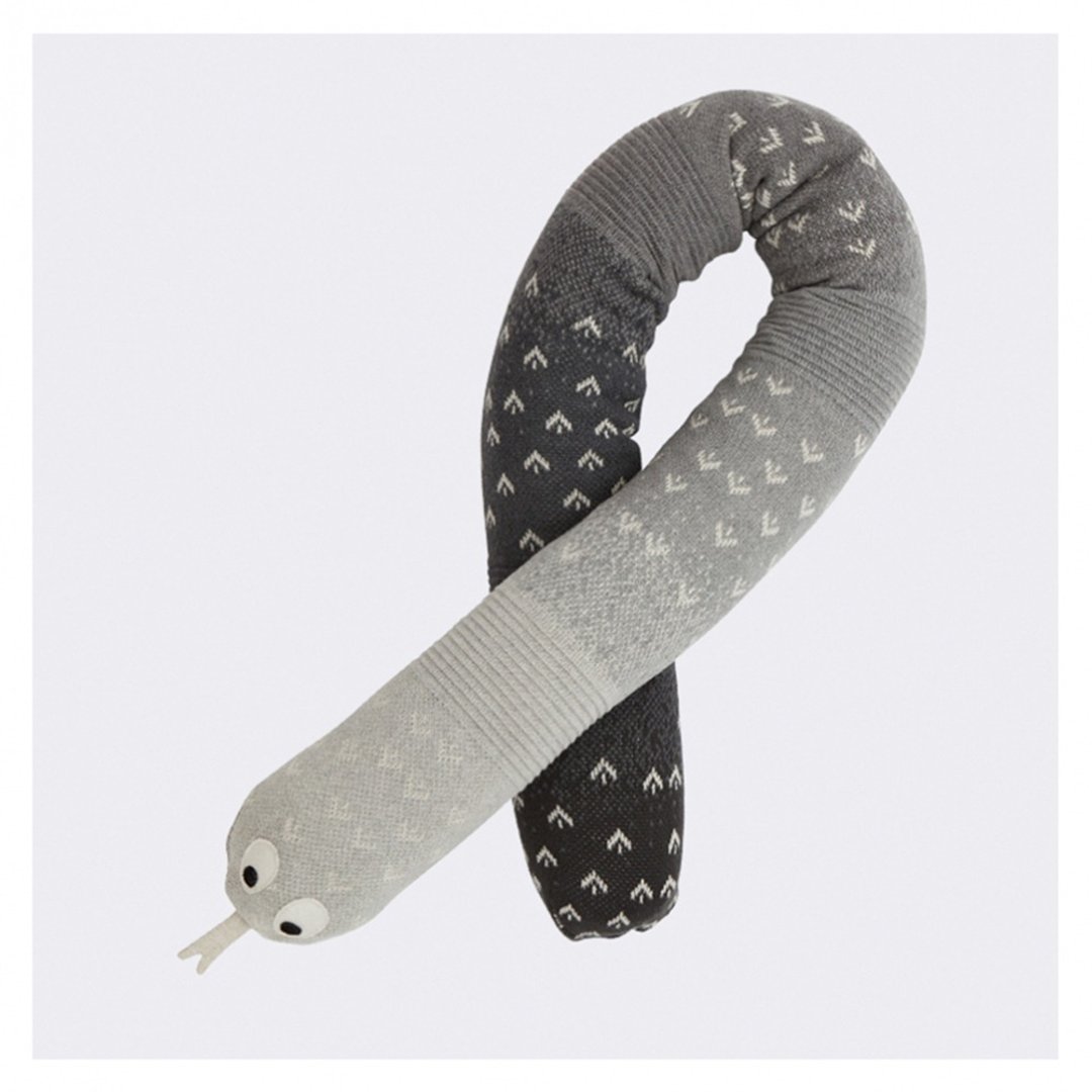 Mr. Gradi Snake 造型玩偶抱枕 | Ferm Living - 儿童家具 - 棉 灰色