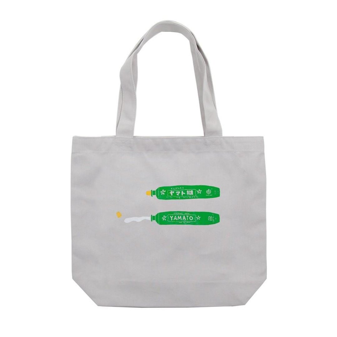 Yamato Nori Tube Tote Bag Canvas Tcollector - 手提包/手提袋 - 棉 灰色