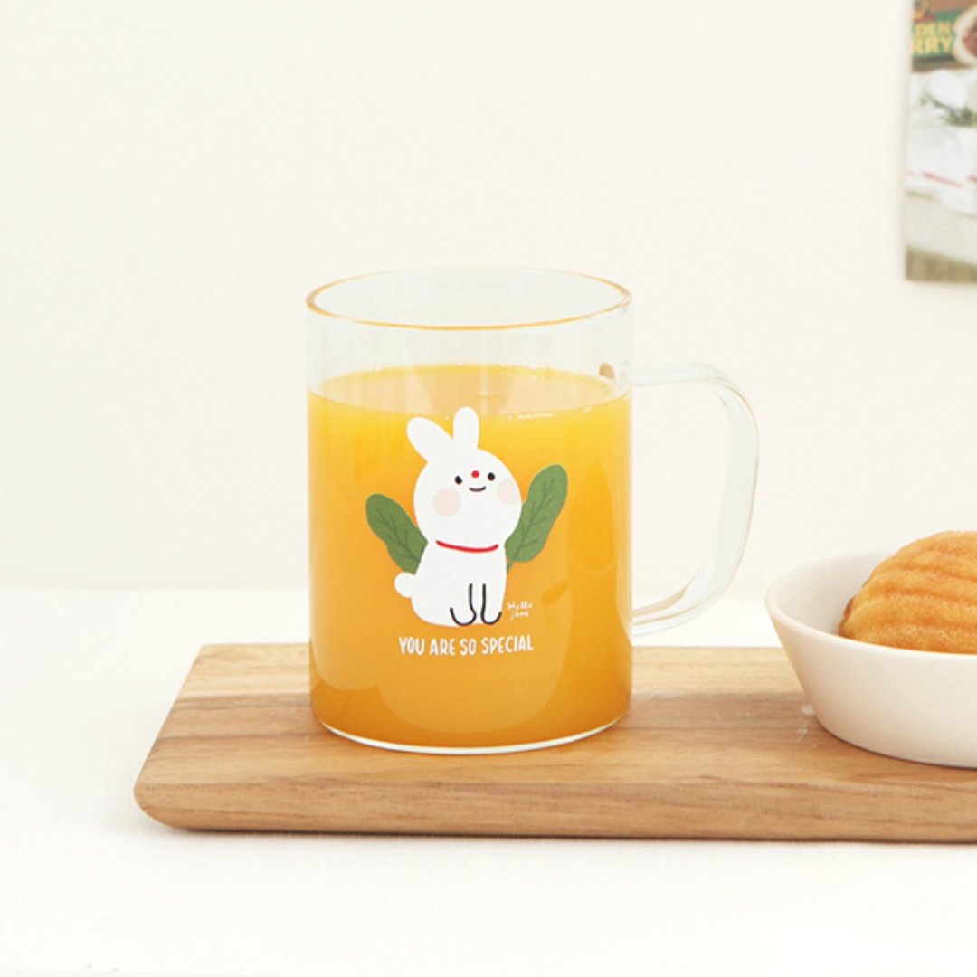 Mug 马克造型系列 玻璃杯  01.PoPo - 咖啡杯/马克杯 - 玻璃 白色