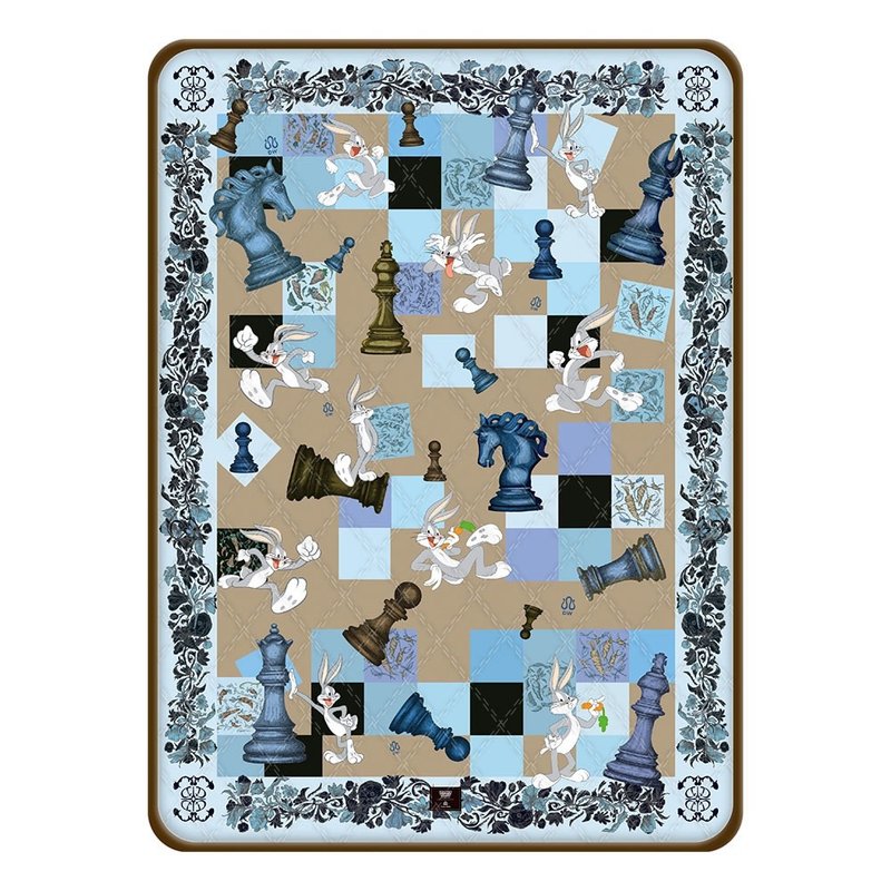 (Looney Tunes 乐一通) 兔巴哥 机会命运(卡其) 衍缝野餐垫 - 野餐垫 - 其他材质 蓝色