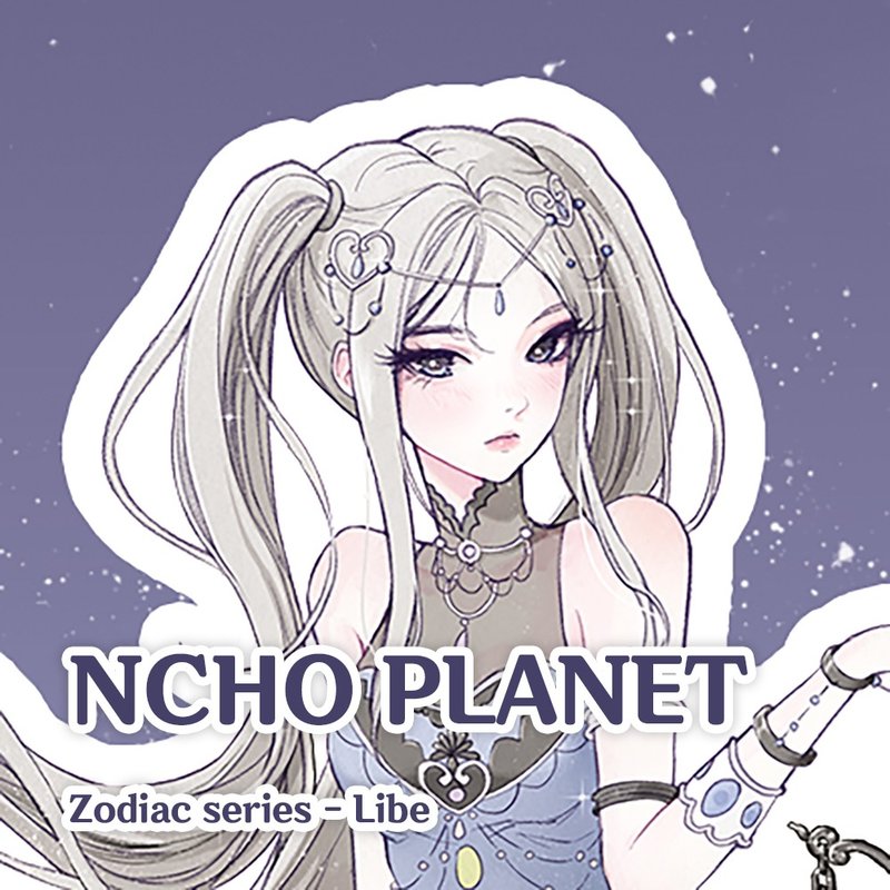 Libe - 贴纸 - 纸 蓝色