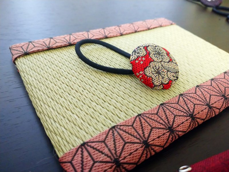 吉祥【梅】发圈 发饰 日本制 手工制作 - 发饰 - 其他材质 红色