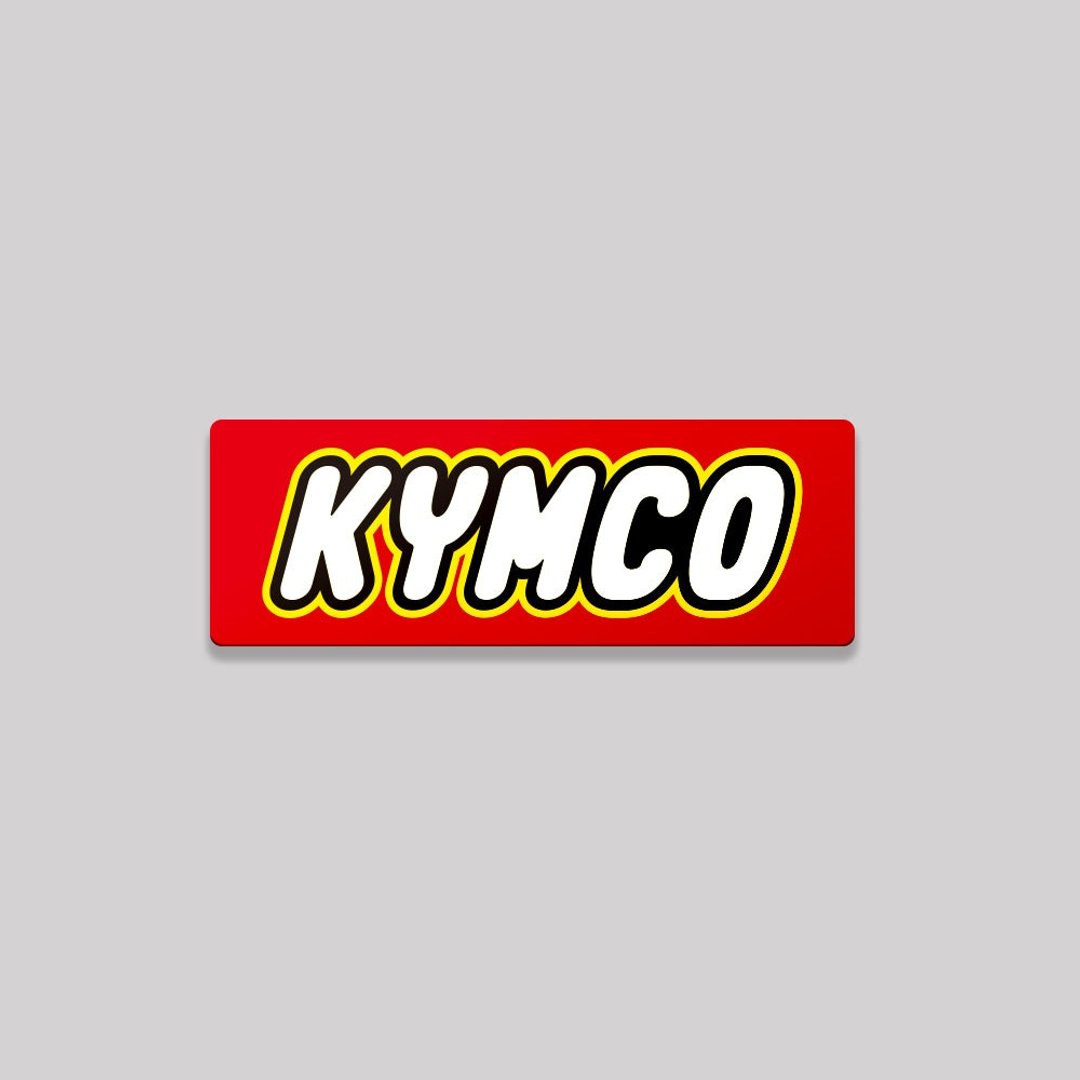 KYMCO/TOY/铝牌饰贴 SunBrother孙氏兄弟 - 贴纸 - 铝合金 红色
