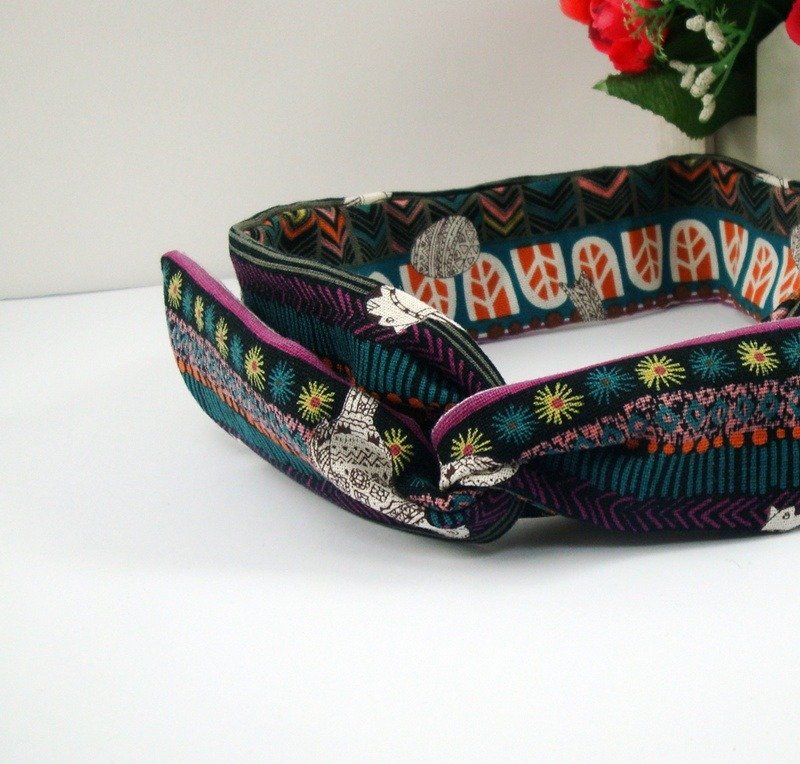 发带 铝线 headband ~~    *SK* - 发饰 - 棉．麻 