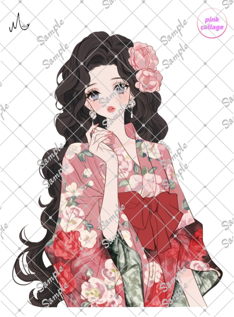 原创角色贴纸限量粉红系列，至9月10日 - 贴纸 - 纸 