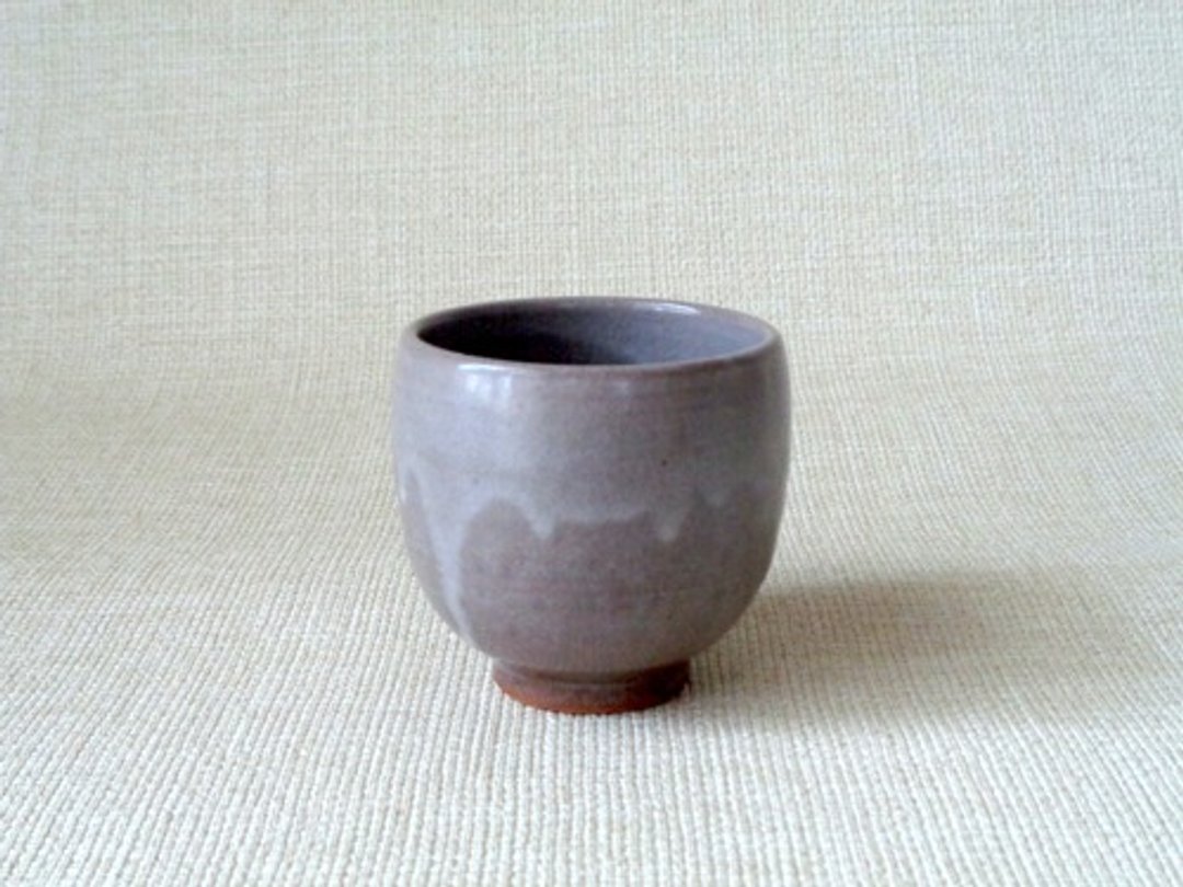 热水杯萩烧风格b - 茶具/茶杯 - 陶 灰色