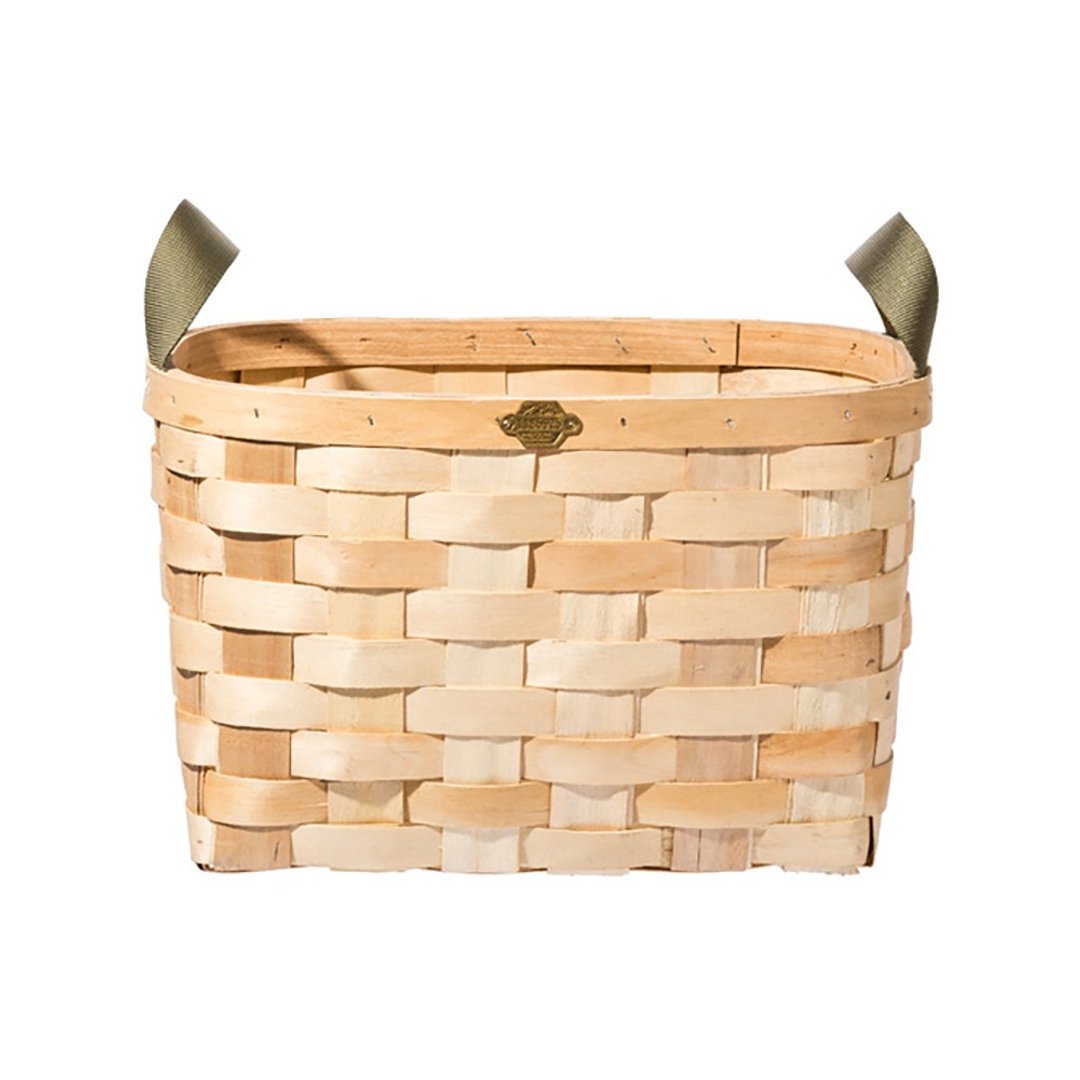 WOODEN BASKET NATURAL Rectangle 木制置物篮 – 长方形 / 原色 - 置物架/篮子 - 木头 卡其色