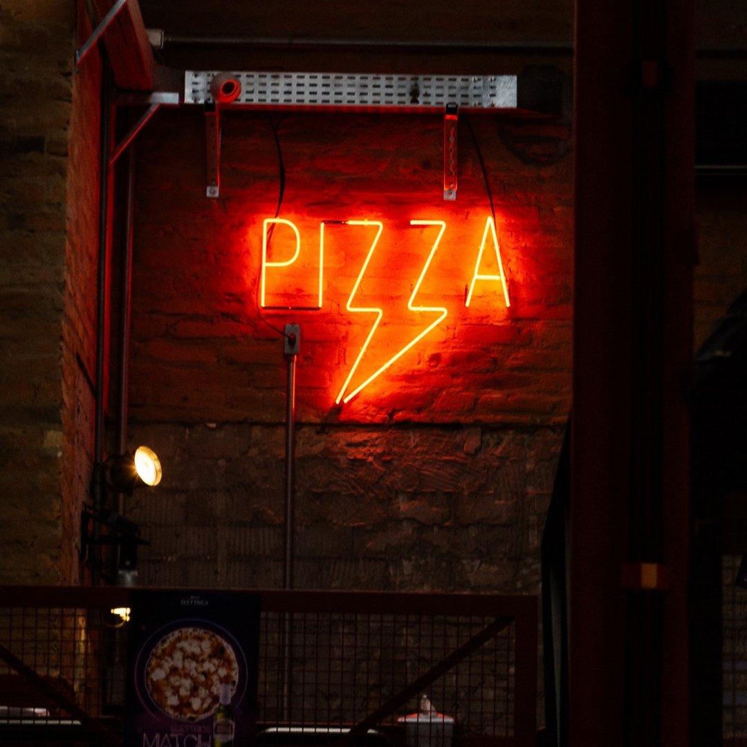 【现货】定制化霓虹文字图案灯 / Pizza / 装饰灯 / 100 x 76cm - 灯具/灯饰 - 压克力 透明