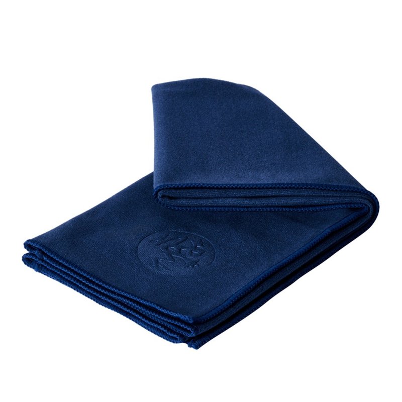 【Manduka】eQua Hand Towel 瑜珈手巾 - Midnight (湿止滑) - 运动配件 - 聚酯纤维 蓝色