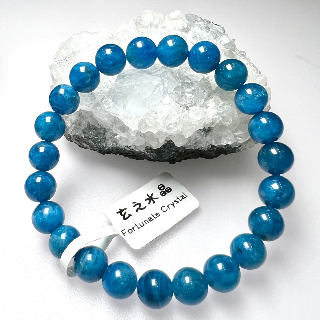 蓝磷灰手串 | 水晶 | 水晶手串 | 水晶手链 | 水晶手链 - 手链/手环 - 水晶 蓝色