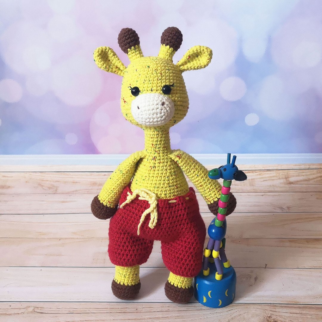 Giraffe crochet pattern , DIY amigurumi giraffe pattern, PDF digital download - 手工艺教程/工具书 - 其他材质 