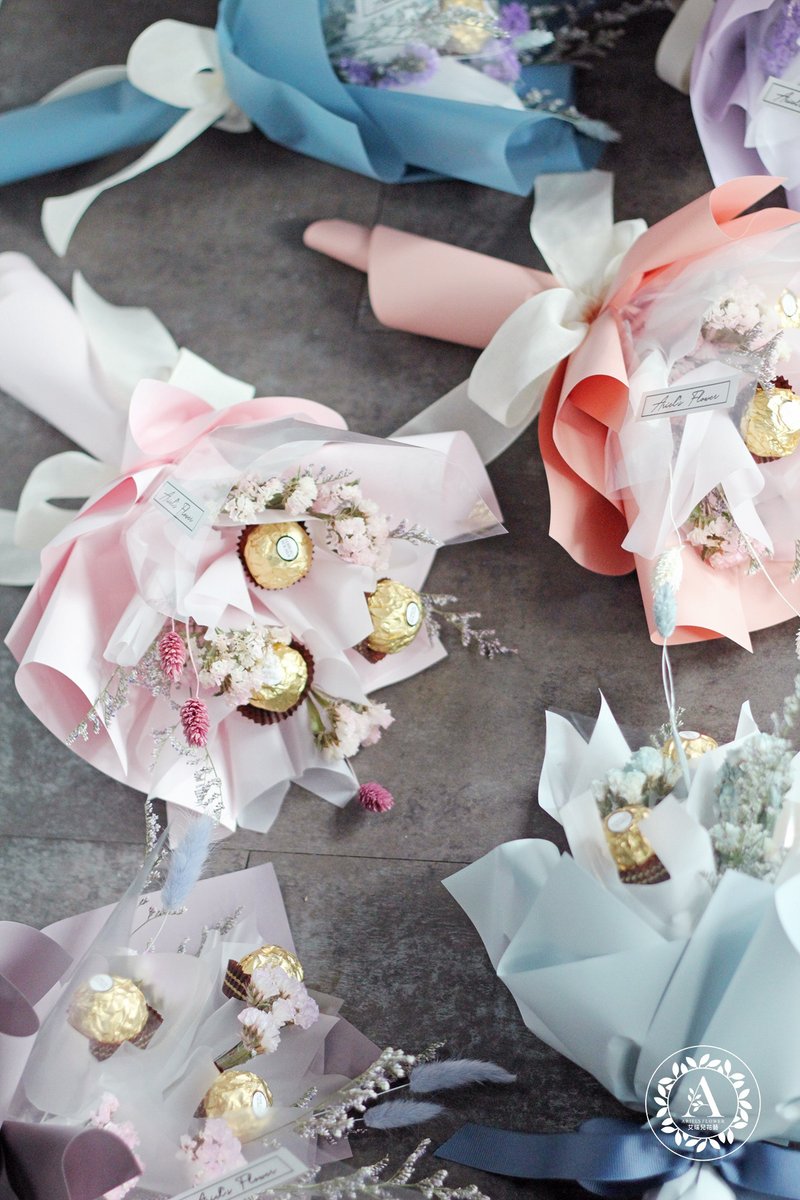 毕业花礼 / 干燥花系列 / 金莎小花束 - 干燥花/捧花 - 植物．花 多色