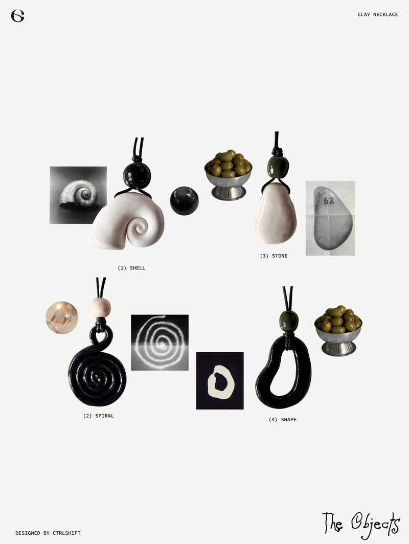 Ctrlshift - The objects 项链 - 项链 - 其他材质 黑色