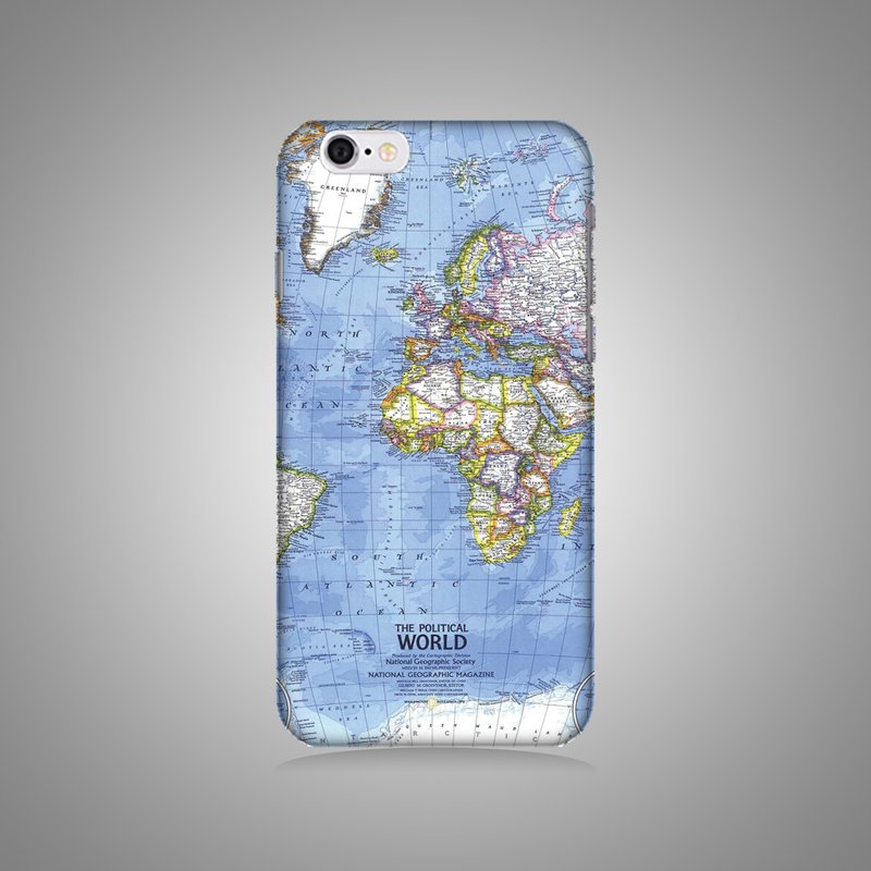 空壳系列－ 地图 原创手机壳/保护套 (硬壳) - 其他 - 塑料 
