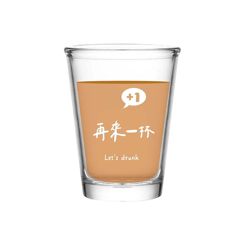再来一杯 婚礼小物 酒鬼专用 玻璃杯 热炒杯 啤酒杯 台湾制造 - 玻璃杯 - 玻璃 