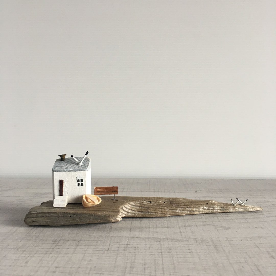 Driftwood interior-W452-entry model - 摆饰 - 木头 