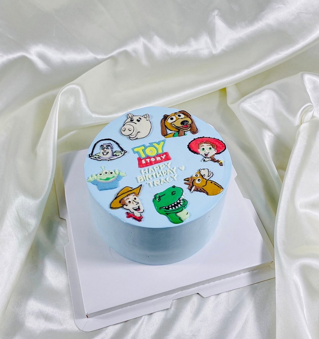 玩具总动员 生日蛋糕 定制化 甜点 蛋糕 弥月 母亲节 6寸 宅配 - 蛋糕/甜点 - 新鲜食材 蓝色