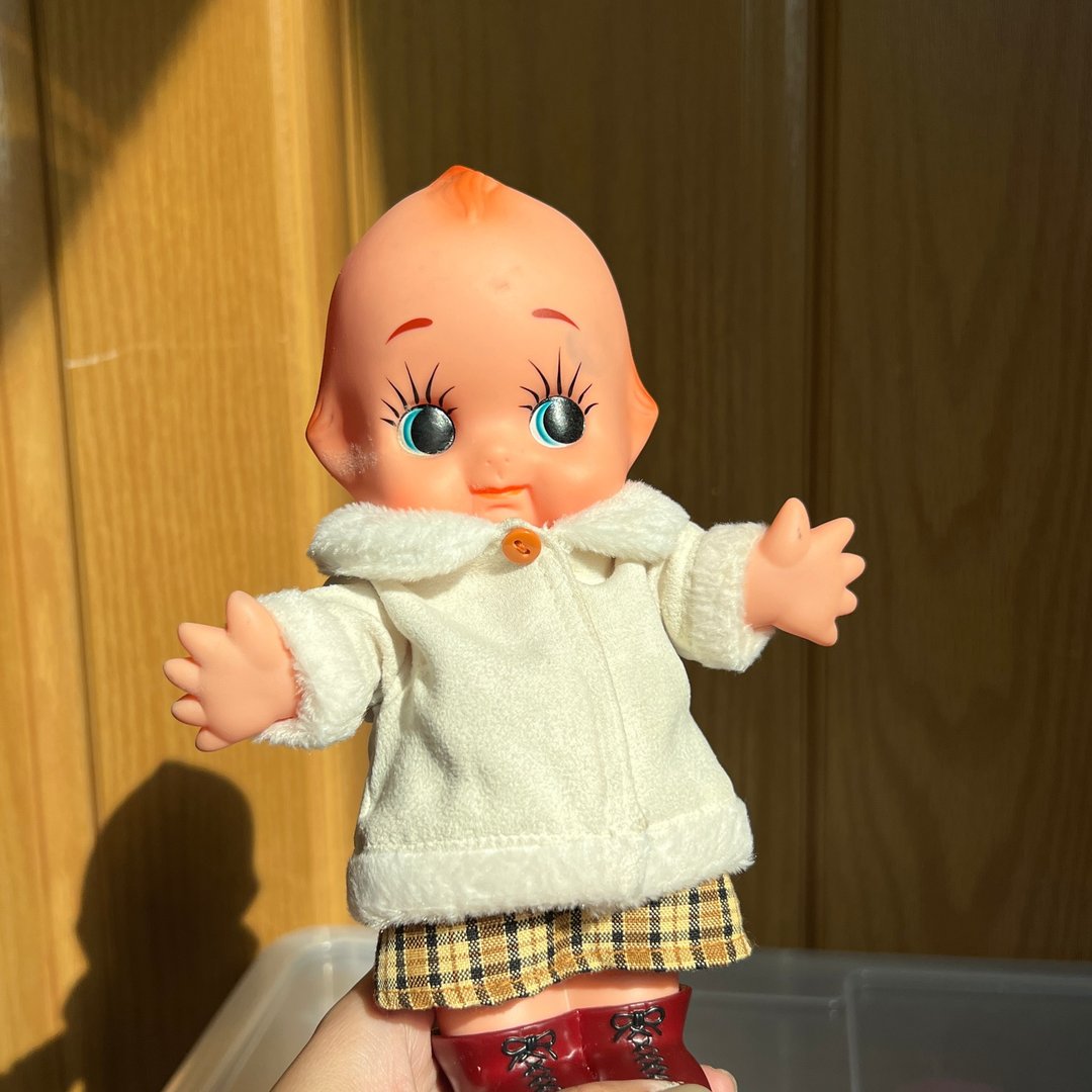 绝版日本英伦风Q比娃娃21cm - 玩偶/公仔 - 其他材质 多色