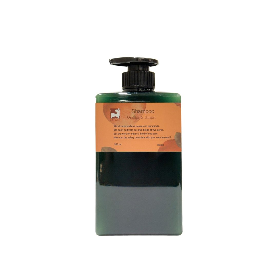 【GIN-GER】甜姜丹橘姜芬洗发精 500ml - 洗发用品 - 浓缩/萃取物 