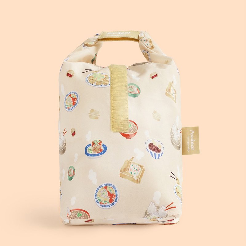 好日子 | Pockeat环保食物袋(大食袋)-台湾小吃 - 便当盒/饭盒 - 塑料 粉红色