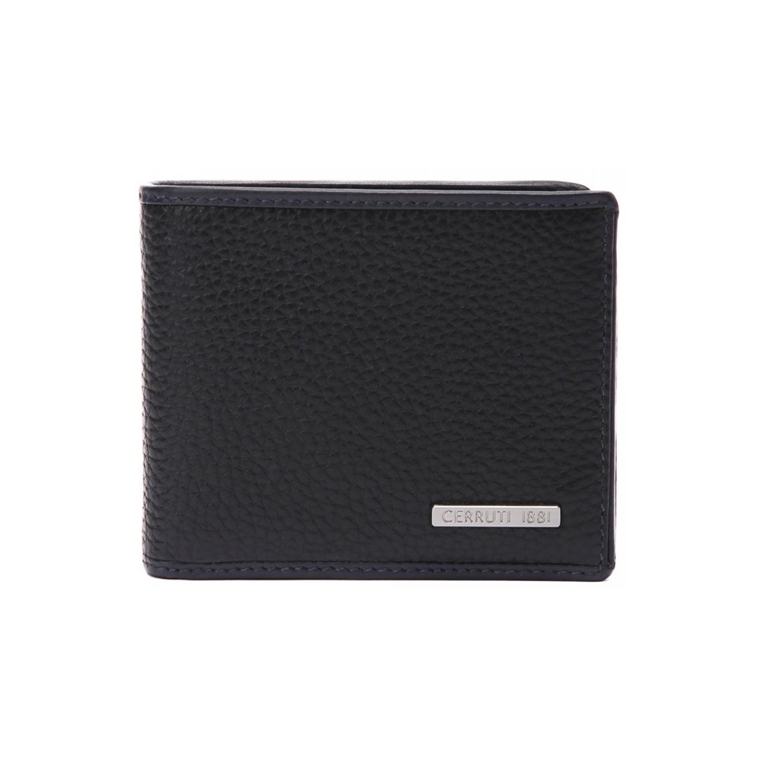 CERRUTI 1881 限量2折 顶级小牛皮9卡皮夹 全新专柜展示品 - 皮夹/钱包 - 真皮 黑色