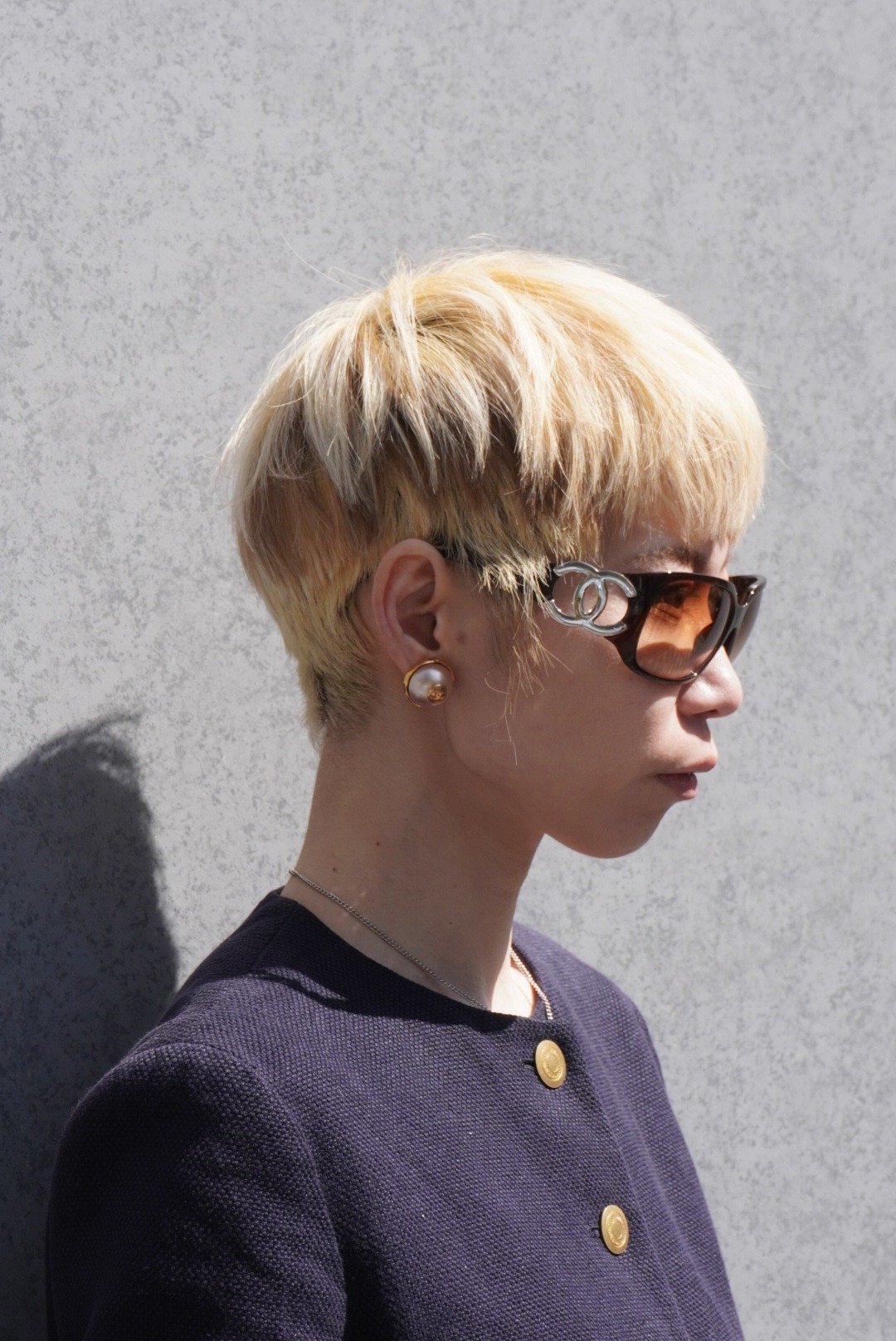【VintageShop solo 日本直送中古包专卖店】CHANEL 香奈儿 太阳眼镜 棕色 经典 C Logo 玳瑁纹 vintage 古董 复古 2naxv6 - 墨镜 - 其他材质 咖啡色