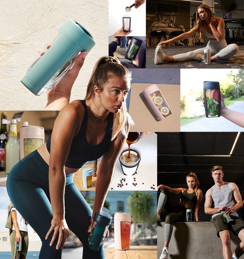 澳洲MOUS Fitness 运动健身摇摇杯-奶茶金 - 运动/健身用品 - 其他材质 金色