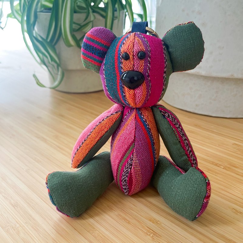 Love Bear GUA #6 / 拉布熊 危地马拉 - 钥匙链/钥匙包 - 棉．麻 多色