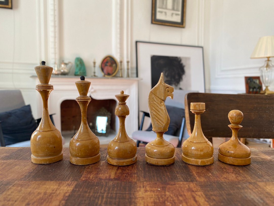 One of the rarest chess set from USSR - 桌游/玩具 - 木头 