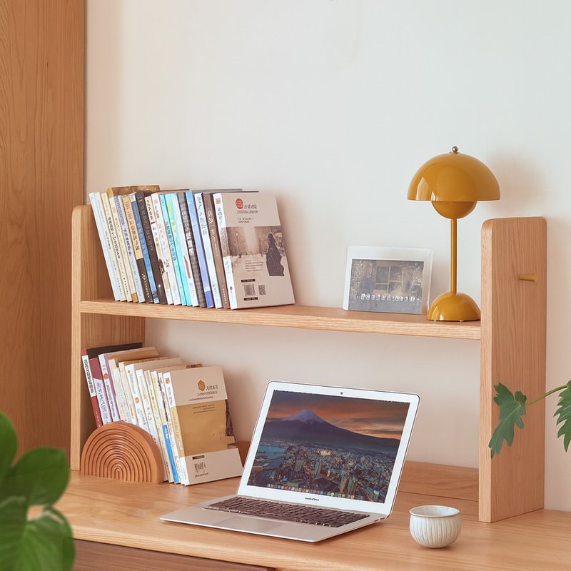 大正唯美 原木桌上置物架 职人手作 北美樱桃木 366NS - 收纳用品 - 木头 咖啡色