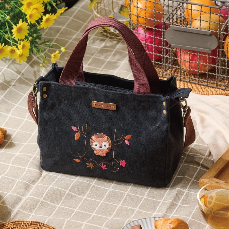 狐狸的小树洞手提包 - 手提包/手提袋 - 棉．麻 