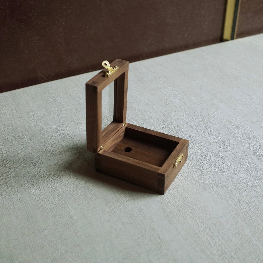 定制胡桃木小盒 - 铅笔盒/笔袋 - 木头 