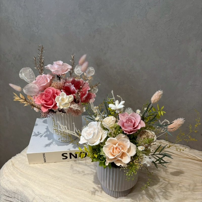 【假日班】永生花艺课程 绽放时光盆栽花 - 植栽 - 植物．花 