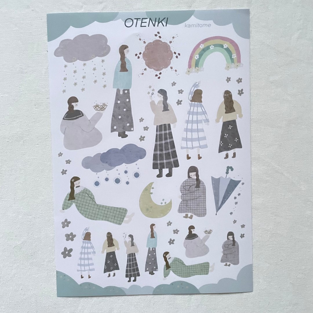 otenki A5 分装贴纸 - 贴纸 - 纸 白色