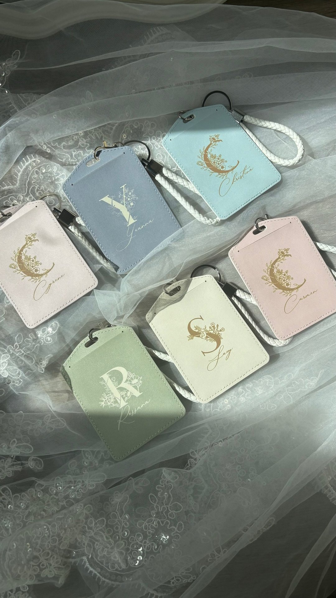 moonism 定制 card case【定制化礼物】姊妹礼物 - 名片夹/名片盒 - 人造皮革 