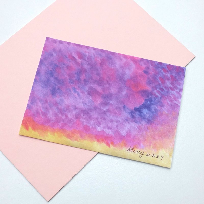 明信片 彩霞 - 卡片/明信片 - 纸 