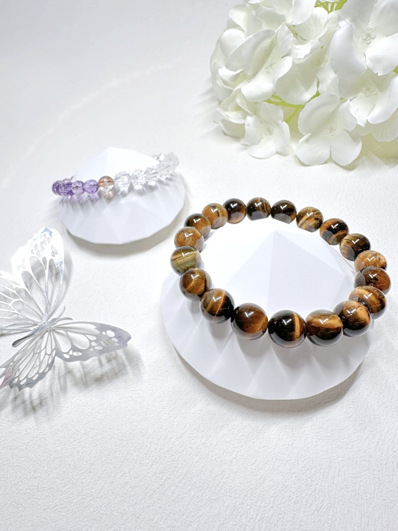 黄虎眼 Tiger eye 手链 - 手链/手环 - 水晶 