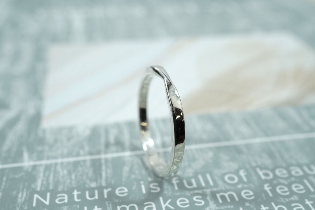 mini signet ring 110 - 戒指 - 其他金属 银色