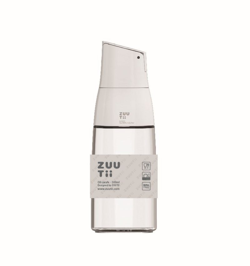 Zuutii 自动开合盖玻璃油壶 - 白色 - 厨房用具 - 玻璃 白色