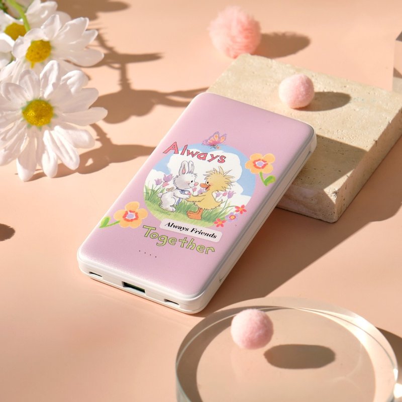 Suzy's Zoo Witzy与Lulla心手相连双线快充10000mAh行动电源 - 充电宝/传输线 - 塑料 透明