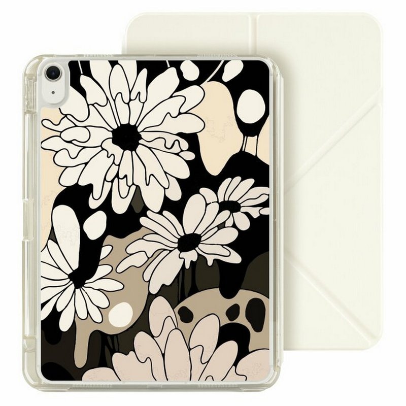 黑色魔法 iPad Air 11/pro13可拆式防摔透明笔槽折套ipad - 平板/电脑保护壳 - 塑料 多色